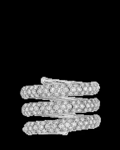 MATTIA CIELO 18K White Gold Diamond Wrap Ring | Thumbnail 2 MATTIA CIELO 18K White Gold Diamond Wrap Ring | Thumbnail 2