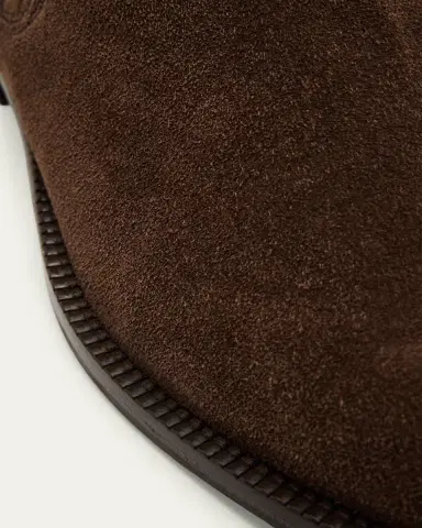 Bergdorf Goodman Men's Suede Paneled-Gore Chelsea Boots | Thumbnail 5 Bergdorf Goodman Men's Suede Paneled-Gore Chelsea Boots | Thumbnail 5