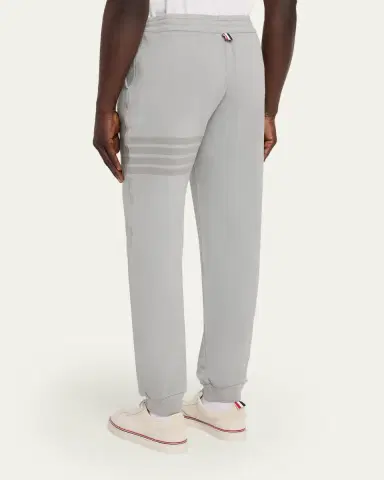 Thom Browne Men's 4-Bar Cotton Sweatpants | Thumbnail 3 Thom Browne Men's 4-Bar Cotton Sweatpants | Thumbnail 3