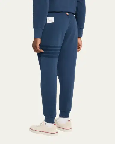 Thom Browne Men's 4-Bar Cotton Sweatpants | Thumbnail 7 Thom Browne Men's 4-Bar Cotton Sweatpants | Thumbnail 7