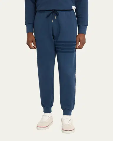 Thom Browne Men's 4-Bar Cotton Sweatpants | Thumbnail 8 Thom Browne Men's 4-Bar Cotton Sweatpants | Thumbnail 8