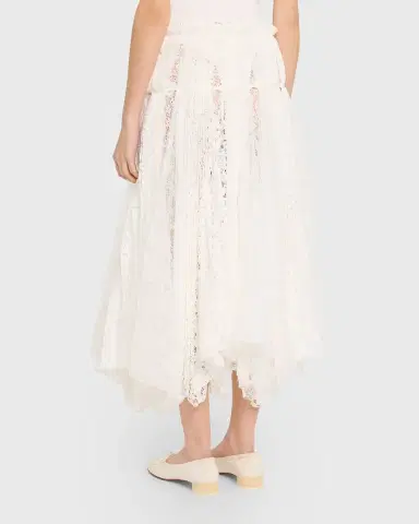 JW Anderson Mixed Lace Asymmetric Midi Skirt | Thumbnail 7 JW Anderson Mixed Lace Asymmetric Midi Skirt | Thumbnail 7
