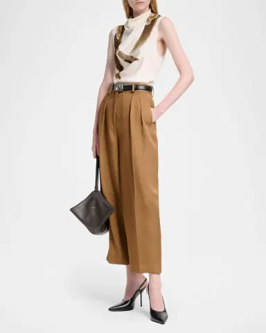 Altuzarra Dash Pleated Wide-Leg Ankle Pants | Thumbnail 6 Altuzarra Dash Pleated Wide-Leg Ankle Pants | Thumbnail 6