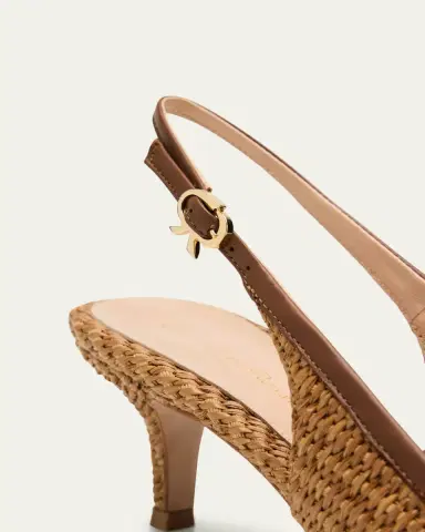 Gianvito Rossi Marbella Raffia Slingback Pumps | Thumbnail 11 Gianvito Rossi Marbella Raffia Slingback Pumps | Thumbnail 11