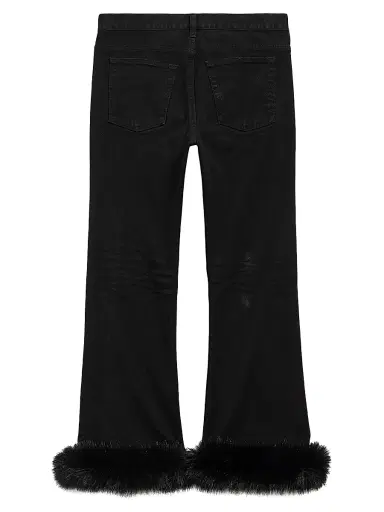 Balenciaga Women's Trim Flared Capri Pants - Black - Size 29 | Thumbnail 2 Balenciaga Women's Trim Flared Capri Pants - Black - Size 29 | Thumbnail 2