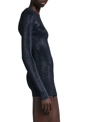 Balenciaga Women's Mini Dress - Navy | Thumbnail 4 Balenciaga Women's Mini Dress - Navy | Thumbnail 4