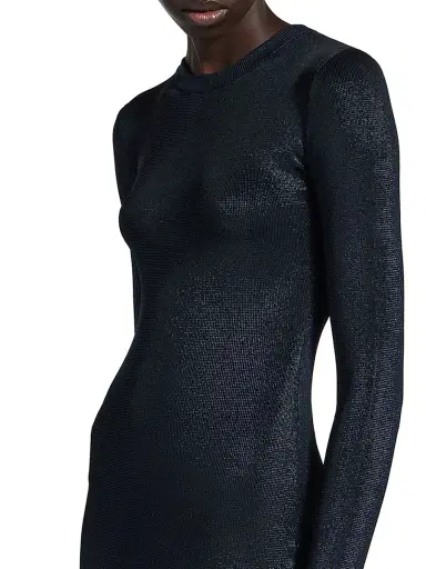 Balenciaga Women's Mini Dress - Navy | Thumbnail 6 Balenciaga Women's Mini Dress - Navy | Thumbnail 6