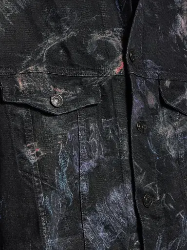 Balenciaga Men's Oversized Jacket - Black Fade Out | Thumbnail 6 Balenciaga Men's Oversized Jacket - Black Fade Out | Thumbnail 6