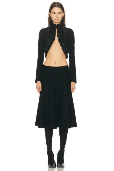 ALAÏA Trimmed Jacket | Thumbnail 4 ALAÏA Trimmed Jacket | Thumbnail 4