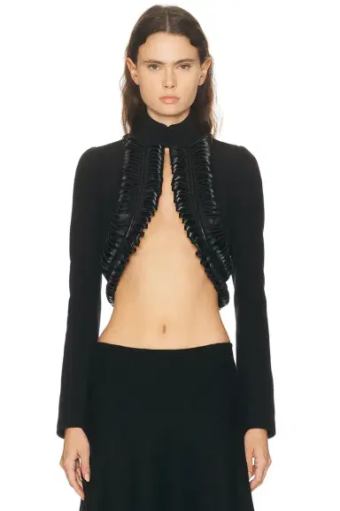 ALAÏA Trimmed Jacket | Thumbnail 1 ALAÏA Trimmed Jacket | Thumbnail 1