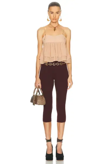 Chloé Stretch Knit Capri Pant | Thumbnail 5 Chloé Stretch Knit Capri Pant | Thumbnail 5