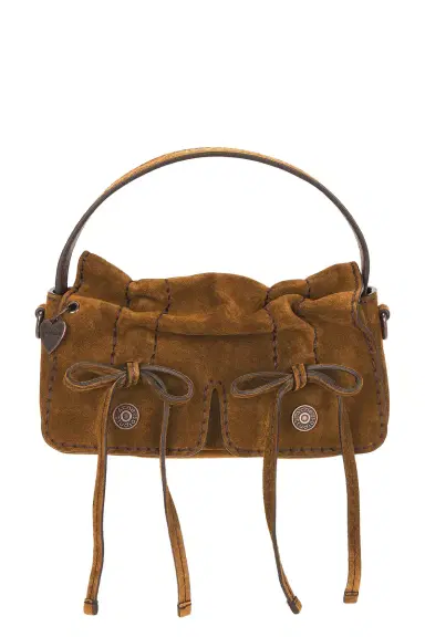 Acne Studios Multipocket Micro Crossbody Suede Bag | Thumbnail 3 Acne Studios Multipocket Micro Crossbody Suede Bag | Thumbnail 3