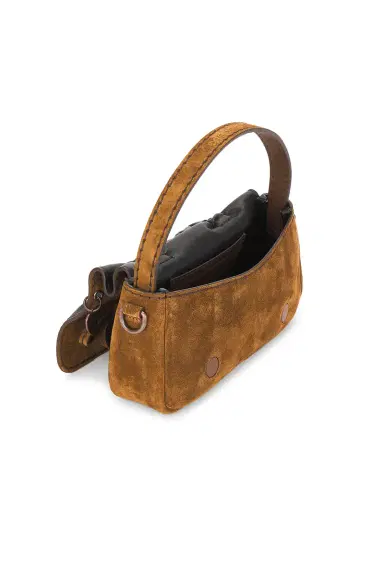 Acne Studios Multipocket Micro Crossbody Suede Bag | Thumbnail 6 Acne Studios Multipocket Micro Crossbody Suede Bag | Thumbnail 6