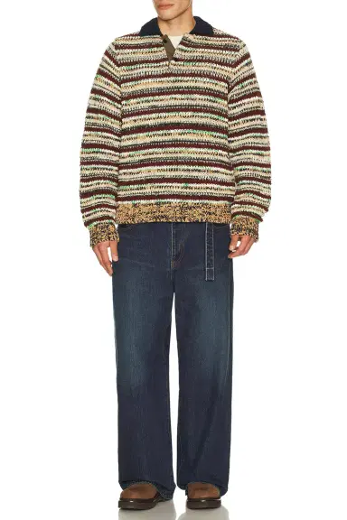 Sacai Mix Knit Pullover | Thumbnail 3 Sacai Mix Knit Pullover | Thumbnail 3