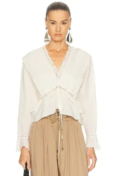 ISABEL MARANT ÉTOILE Damienne Blouse | Thumbnail 1 ISABEL MARANT ÉTOILE Damienne Blouse | Thumbnail 1
