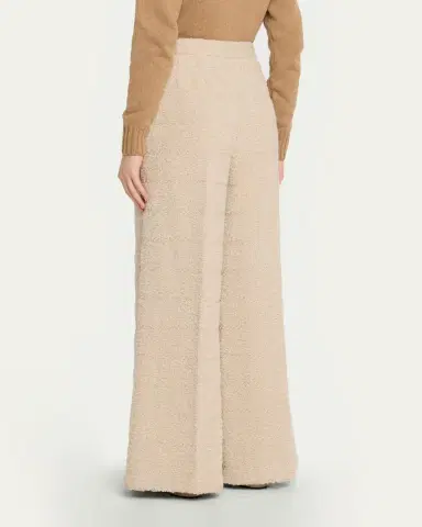 Loro Piana Horst Pleated Boucle Wide-Leg Trousers | Thumbnail 3 Loro Piana Horst Pleated Boucle Wide-Leg Trousers | Thumbnail 3