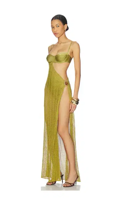 PatBO Wave Cut Out Maxi Beach Dress | Thumbnail 2 PatBO Wave Cut Out Maxi Beach Dress | Thumbnail 2