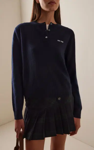 Miu Miu Cashmere Sweater | Thumbnail 3 Miu Miu Cashmere Sweater | Thumbnail 3