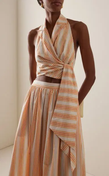Rosie Assoulin Wrapped Up Halter Top | Thumbnail 2 Rosie Assoulin Wrapped Up Halter Top | Thumbnail 2