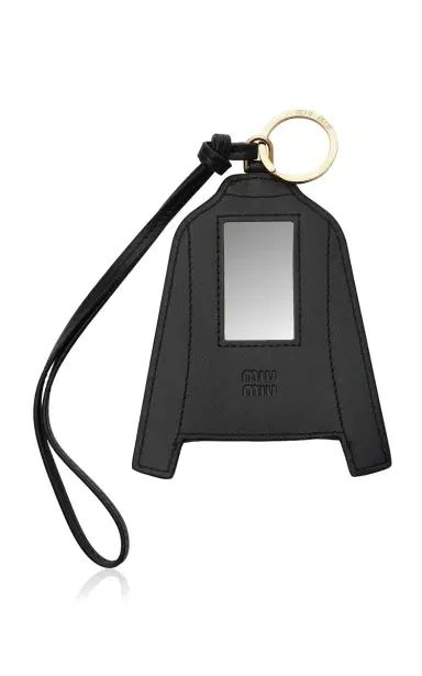 Miu Miu Leather T-Shirt Keychain | Thumbnail 2 Miu Miu Leather T-Shirt Keychain | Thumbnail 2
