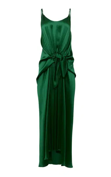 JW Anderson Waist-Knot Silk Maxi Dress | Thumbnail 8 JW Anderson Waist-Knot Silk Maxi Dress | Thumbnail 8
