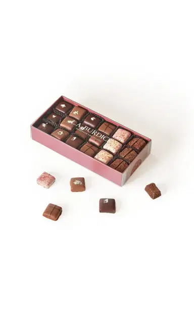 L.A. Burdick Exclusive Chocolate-Enrobed Caramels - Multi | Thumbnail 1 L.A. Burdick Exclusive Chocolate-Enrobed Caramels - Multi | Thumbnail 1