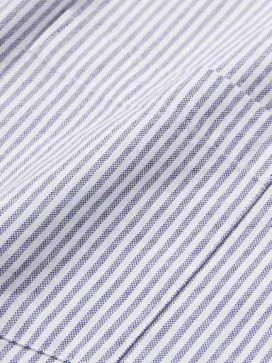Sunspel Slim-Fit Button-Down Collar Striped Cotton Oxford Shirt - Men | Thumbnail 5 Sunspel Slim-Fit Button-Down Collar Striped Cotton Oxford Shirt - Men | Thumbnail 5