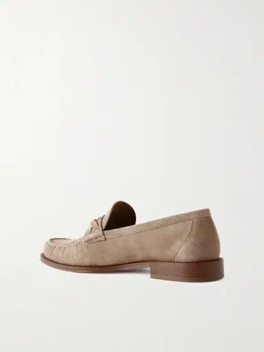 Brunello Cucinelli Flex Suede Loafers - Men | Thumbnail 4 Brunello Cucinelli Flex Suede Loafers - Men | Thumbnail 4