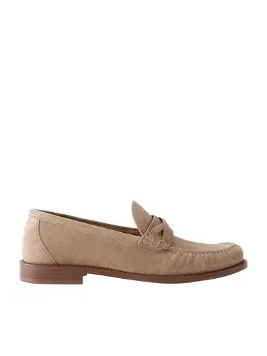 Brunello Cucinelli Flex Suede Loafers - Men | Thumbnail 1 Brunello Cucinelli Flex Suede Loafers - Men | Thumbnail 1