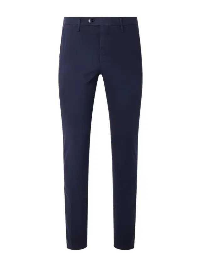 Slim-Fit Tapered Cotton-Blend Twill Chinos - Men Slim-Fit Tapered Cotton-Blend Twill Chinos - Men