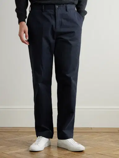 Sunspel Straight-Leg Cotton-Drill Trousers - Men | Thumbnail 3 Sunspel Straight-Leg Cotton-Drill Trousers - Men | Thumbnail 3