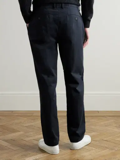 Sunspel Straight-Leg Cotton-Drill Trousers - Men | Thumbnail 4 Sunspel Straight-Leg Cotton-Drill Trousers - Men | Thumbnail 4