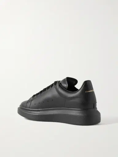 McQueen Exaggerated-Sole Rubber-Trimmed Leather Sneakers - Men | Thumbnail 4 McQueen Exaggerated-Sole Rubber-Trimmed Leather Sneakers - Men | Thumbnail 4