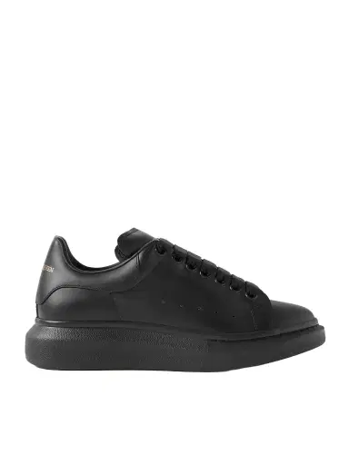 McQueen Exaggerated-Sole Rubber-Trimmed Leather Sneakers - Men | Thumbnail 1 McQueen Exaggerated-Sole Rubber-Trimmed Leather Sneakers - Men | Thumbnail 1