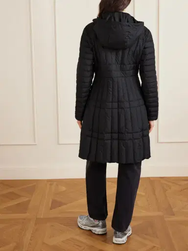 Moncler Hooded Appliquéd Padded Quilted Shell Down Coat | Thumbnail 3 Moncler Hooded Appliquéd Padded Quilted Shell Down Coat | Thumbnail 3