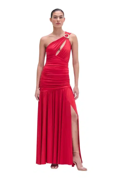 PatBo DUNE JERSEY KEY ONE SHOULDER GOWN | Thumbnail 1 PatBo DUNE JERSEY KEY ONE SHOULDER GOWN | Thumbnail 1