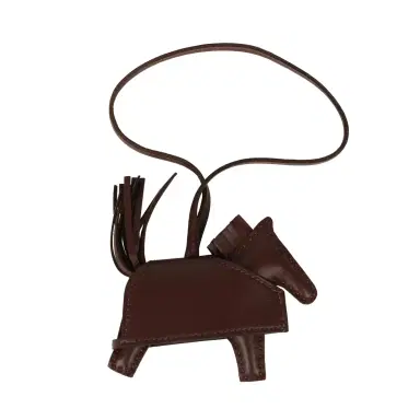 HERMÈS Hermes Rodeo Rock Bag Charm PM Terre Milo Lambskin Gold Hardware | Thumbnail 2 HERMÈS Hermes Rodeo Rock Bag Charm PM Terre Milo Lambskin Gold Hardware | Thumbnail 2
