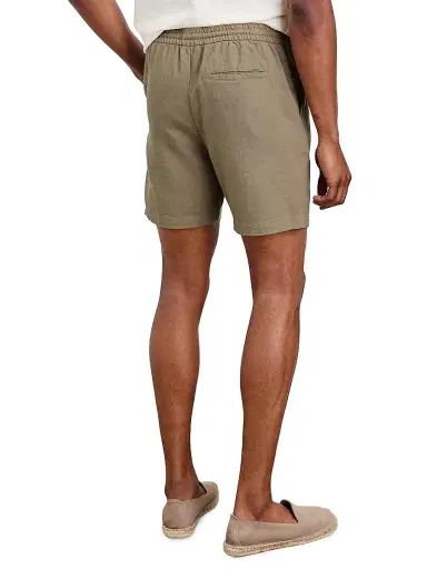RAILS Men's Archer 6-Barley Cotton-Linen Drawstring Shorts | Thumbnail 4 RAILS Men's Archer 6-Barley Cotton-Linen Drawstring Shorts | Thumbnail 4