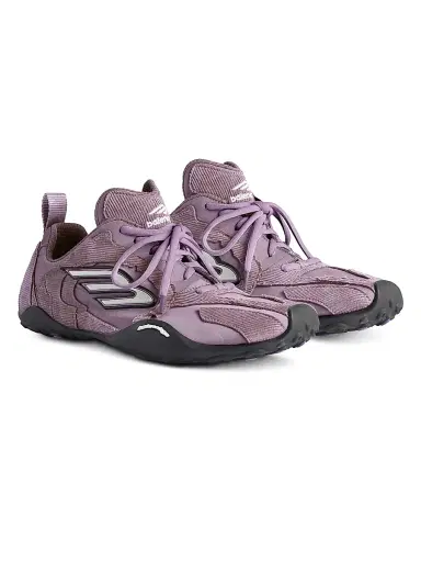 Balenciaga Women's Monday Ultra Sneakers - Lilac White Black | Thumbnail 2 Balenciaga Women's Monday Ultra Sneakers - Lilac White Black | Thumbnail 2
