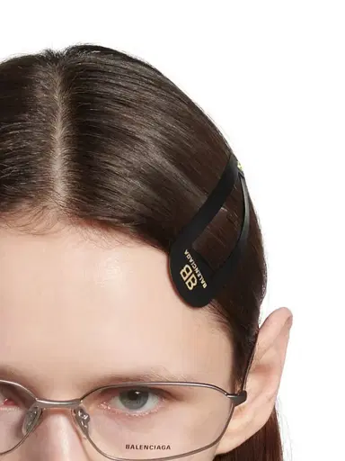 Balenciaga Women's Holli Snap Clip Set - Black | Thumbnail 3 Balenciaga Women's Holli Snap Clip Set - Black | Thumbnail 3