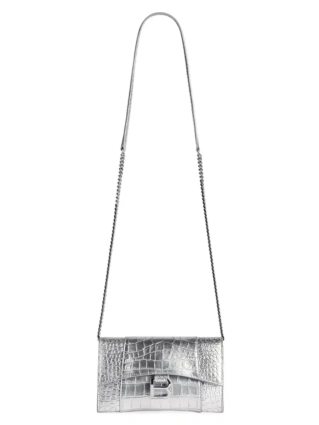 Women's Hourglass Wallet on Chain - Silver Women's Hourglass Wallet on Chain - Silver