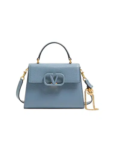Valentino Garavani Women's Small Vsling Grainy Calfskin Handbag - Stone | Thumbnail 1 Valentino Garavani Women's Small Vsling Grainy Calfskin Handbag - Stone | Thumbnail 1