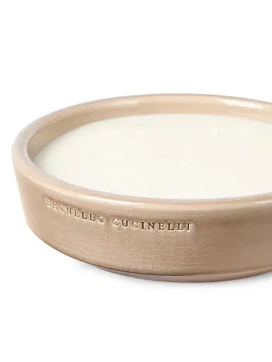 Brunello Cucinelli Extra Large Scented Candle in Ceramic Vessel | Thumbnail 3 Brunello Cucinelli Extra Large Scented Candle in Ceramic Vessel | Thumbnail 3