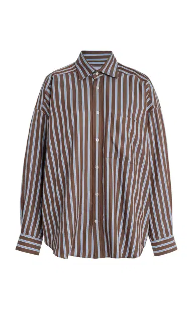 With Nothing Underneath Exclusive The Weekend Striped Shirt | Thumbnail 7 With Nothing Underneath Exclusive The Weekend Striped Shirt | Thumbnail 7