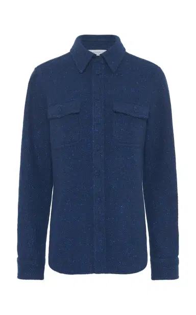 Gabriela Hearst John Austin Cashmere Button-Down Shirt | Thumbnail 10 Gabriela Hearst John Austin Cashmere Button-Down Shirt | Thumbnail 10