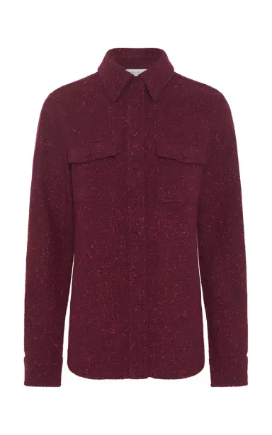 Gabriela Hearst John Austin Cashmere Button-Down Shirt | Thumbnail 1 Gabriela Hearst John Austin Cashmere Button-Down Shirt | Thumbnail 1