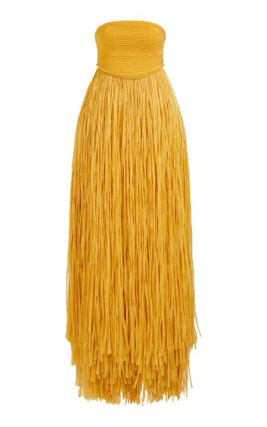 Aje Florentia Raffia Fringe Maxi Dress | Thumbnail 6 Aje Florentia Raffia Fringe Maxi Dress | Thumbnail 6