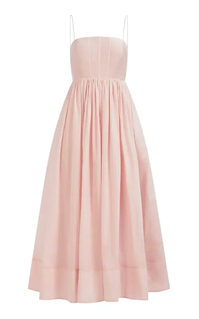 Rosie Cotton-Silk Midi Dress Rosie Cotton-Silk Midi Dress