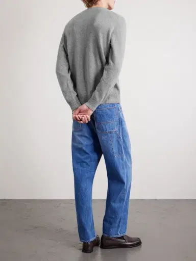 Polo Ralph Lauren Logo-Embroidered Wool and Cashmere-Blend Sweater - Men | Thumbnail 4 Polo Ralph Lauren Logo-Embroidered Wool and Cashmere-Blend Sweater - Men | Thumbnail 4