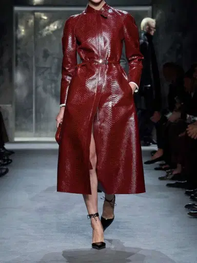 Tom Ford Snake-effect Leather Coat | Thumbnail 5 Tom Ford Snake-effect Leather Coat | Thumbnail 5